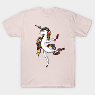 Unicorn Hairdresser Hairstylist T-Shirt